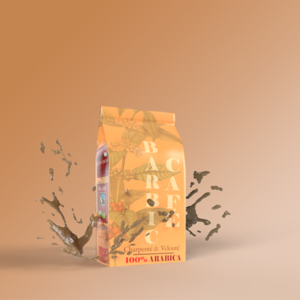 Ce projet m’a permis d’allier design graphique, branding produit et valeurs éthiques, en créant un emballage respectueux de l’environnement, aligné avec l’identité visuelle de Barbic Café.